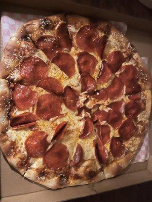 Pepperoni pizza