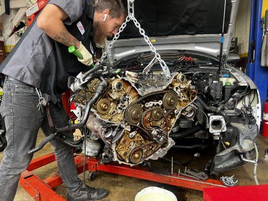 Engine tear down