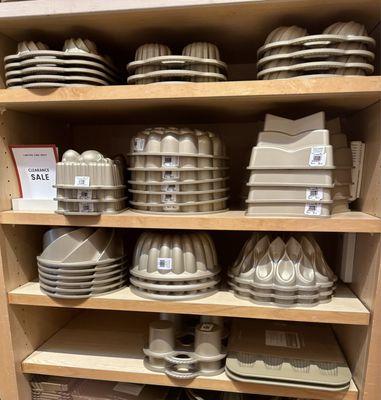 Bundt cake pans! So fun!