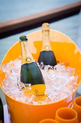 Veuve on ICE.  Yum