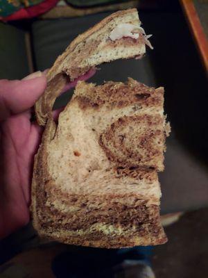 The pitiful bread slices