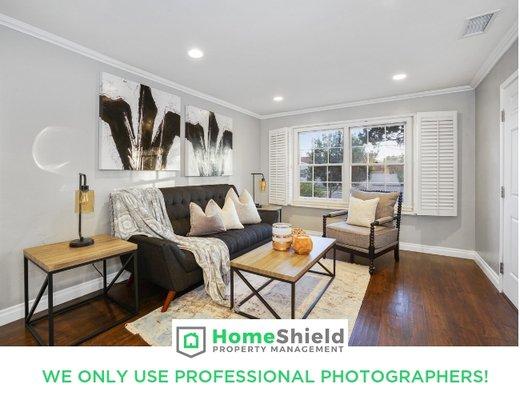 Professional Photographers are used on every home.