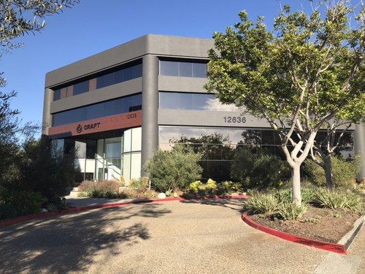 Our San Diego headquarters. New look with lots of new paint!