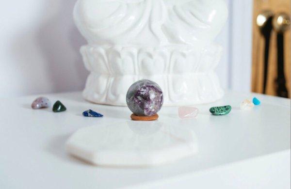 Crystals for added healing!