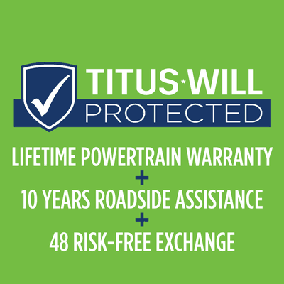 Titus-Will Protected is included with most used vehicle purchases at no extra charge!