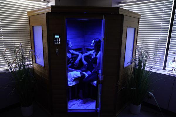 1 of 2 Private Infrared Sauna Rooms