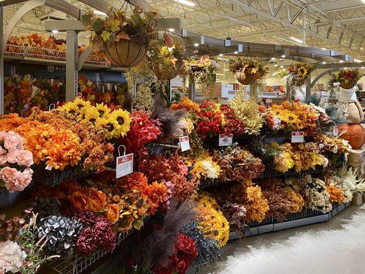 Fall floral bushes