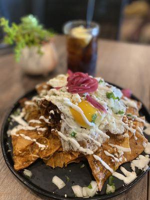 CHILAQUILES with beef