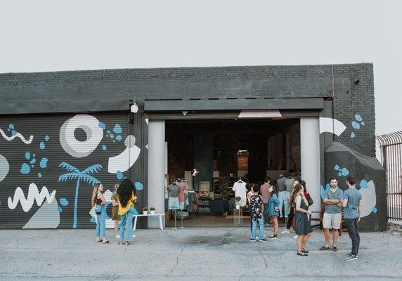 The front of the store on S. Alameda St.