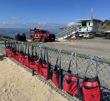 Red bird totes