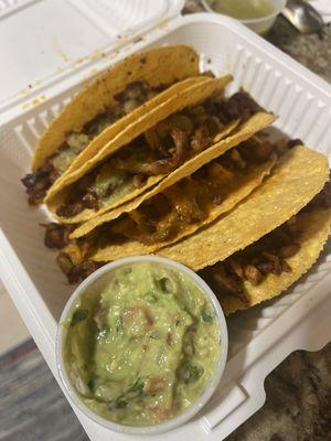 Al Pastor Crunchy Tacos