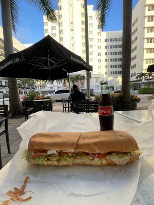 Sandwich, and a coke for less than $15