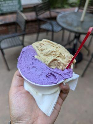 Ube & salted caramel