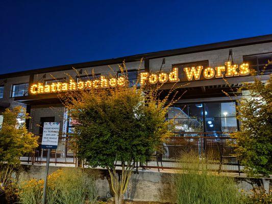 TydeTate Kitchen is located inside the Chattahoochee Food Works, which is part of The Works. Free street, surface lot, and deck parking.