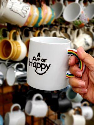 Drinking with this mug will make you feel happy！