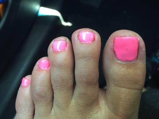 Terrible gel pedi