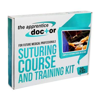 Suturing Practice Kit with Online Surgical Skills Course (created by a surgical specialist with over 25 years' experience)