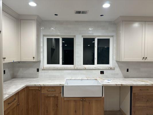 Backsplash from Bedrosians