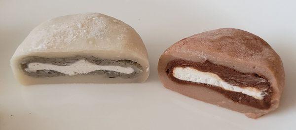 L: Black Sesame; R: Chocolate