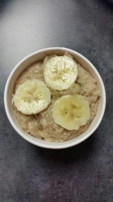 Oatmeal made to order - Banana Cinnamon