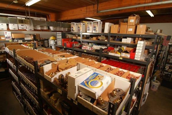 Our fully stocked warehouse