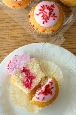 Blood Orange Cupcakes with Blood Orange Filling