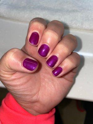 New Gel Color Purple! DND Brand is my Favorite Gel