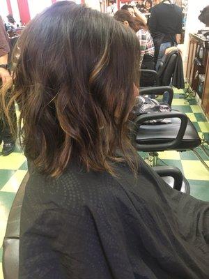 Hair Coloring - Partial Highlights- balyage