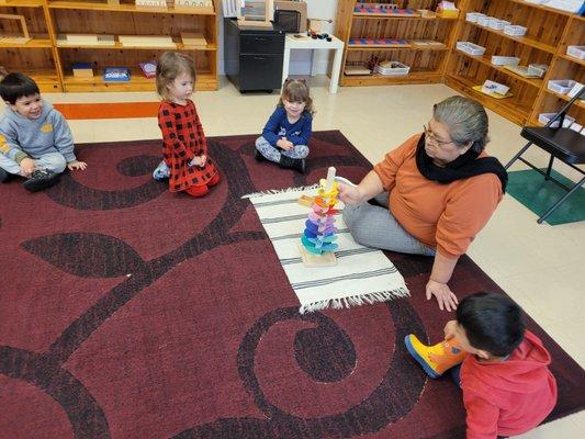 Teachers frequently introduce new materials for students to explore. We foster curious learners that are excited to try new things.