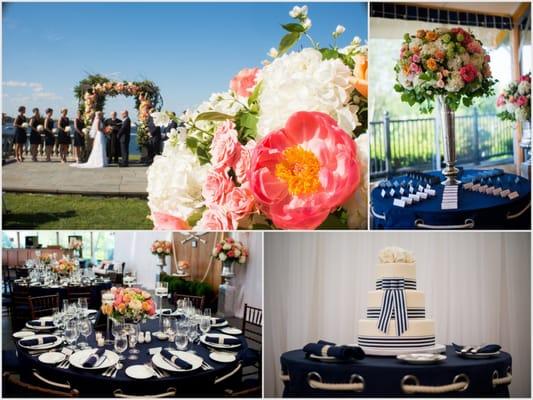 Lisa Sammons Events - Nautical Wedding Collage