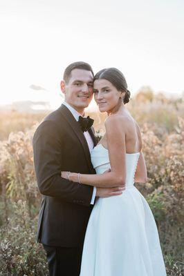 Moment of love, laughter, and the perfect bespoke tuxedo