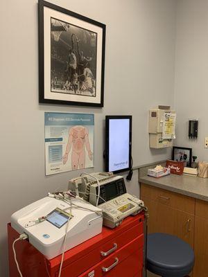 Inside the patient room