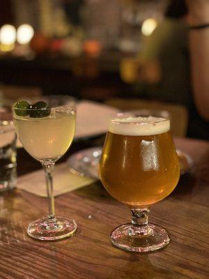 Kettle Sour & Extra Dirty Hendricks Martini