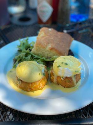 Salmon Cake Benedict - Amazing on every level!!