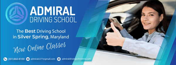 Admiral Driving School Online & in-classes... Call Now