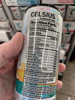 CELSIUS contents b