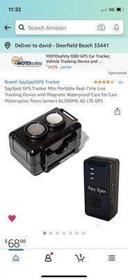 Spy spot products on Amazon