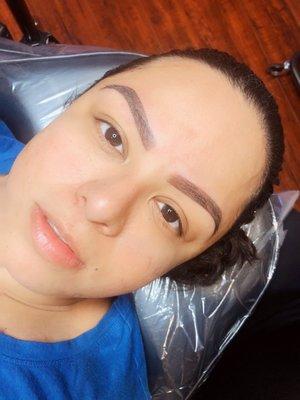 Ombré Powder Brows  Cejas Efecto Polvo Semi Permanent Makeup