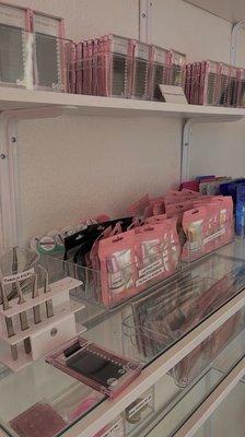 Lashes are available to try out in store along with our tweezers.