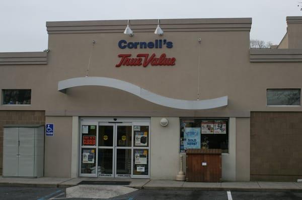 Front Entrance to Cornell's True Value Hardware