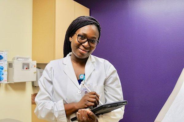 Mrs. Dipeolu, Assistant Director of Pediatrics