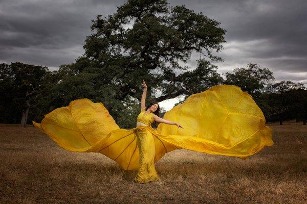 Unique senior portraits create an impact.