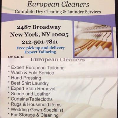 European Cleaners & Tailor