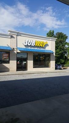 Exterior of the store, part of Chevron gas station