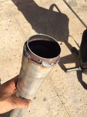 Update: Incomplete weld