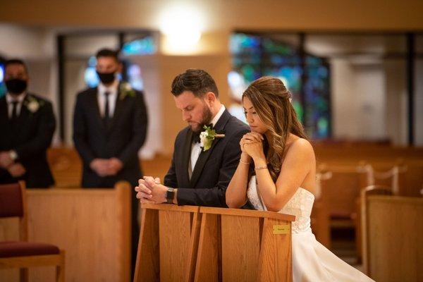 Wedding at St. Gregory the Great in Plantation, Fl.