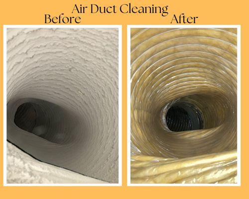 Air Duct Cleaning
Before & After
Book your FREE in person estimate & receive $50 off your air duct cleaning.