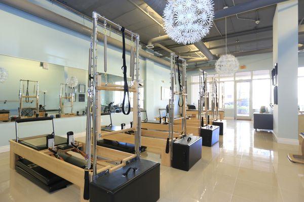 Boutique Pilates studio with an intimate setting