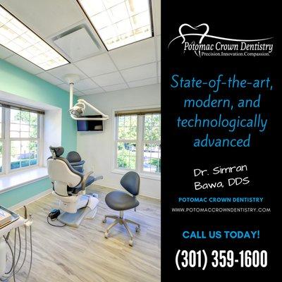 Dependable, gentle service with convenient hours
 www.potomaccrowndentistry.com