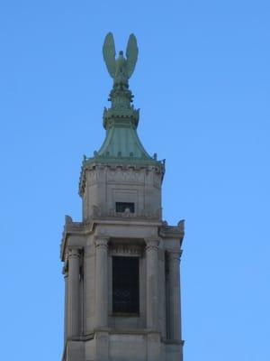 Art Deco Eagle view from our office building